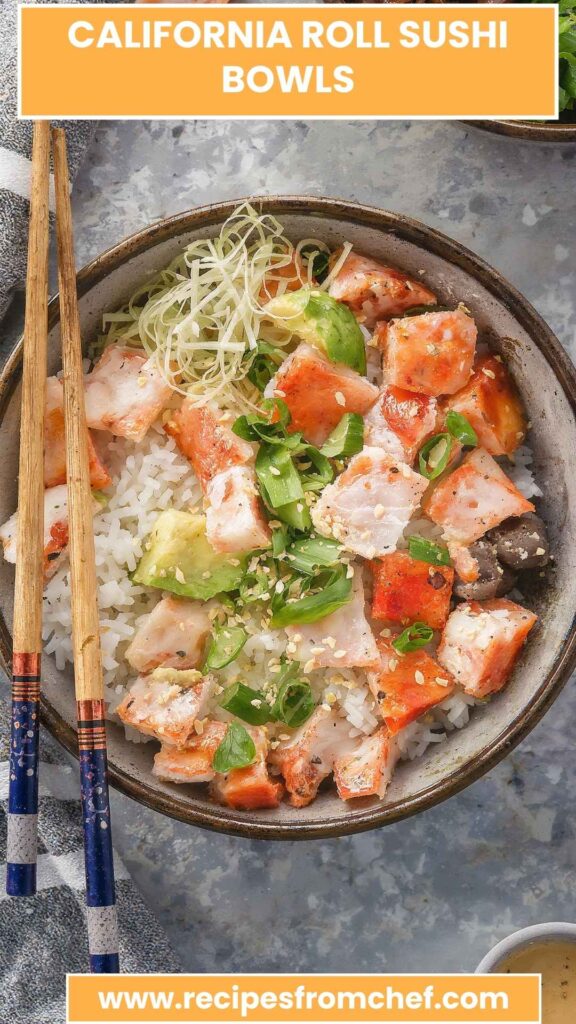 California Roll Sushi Bowls