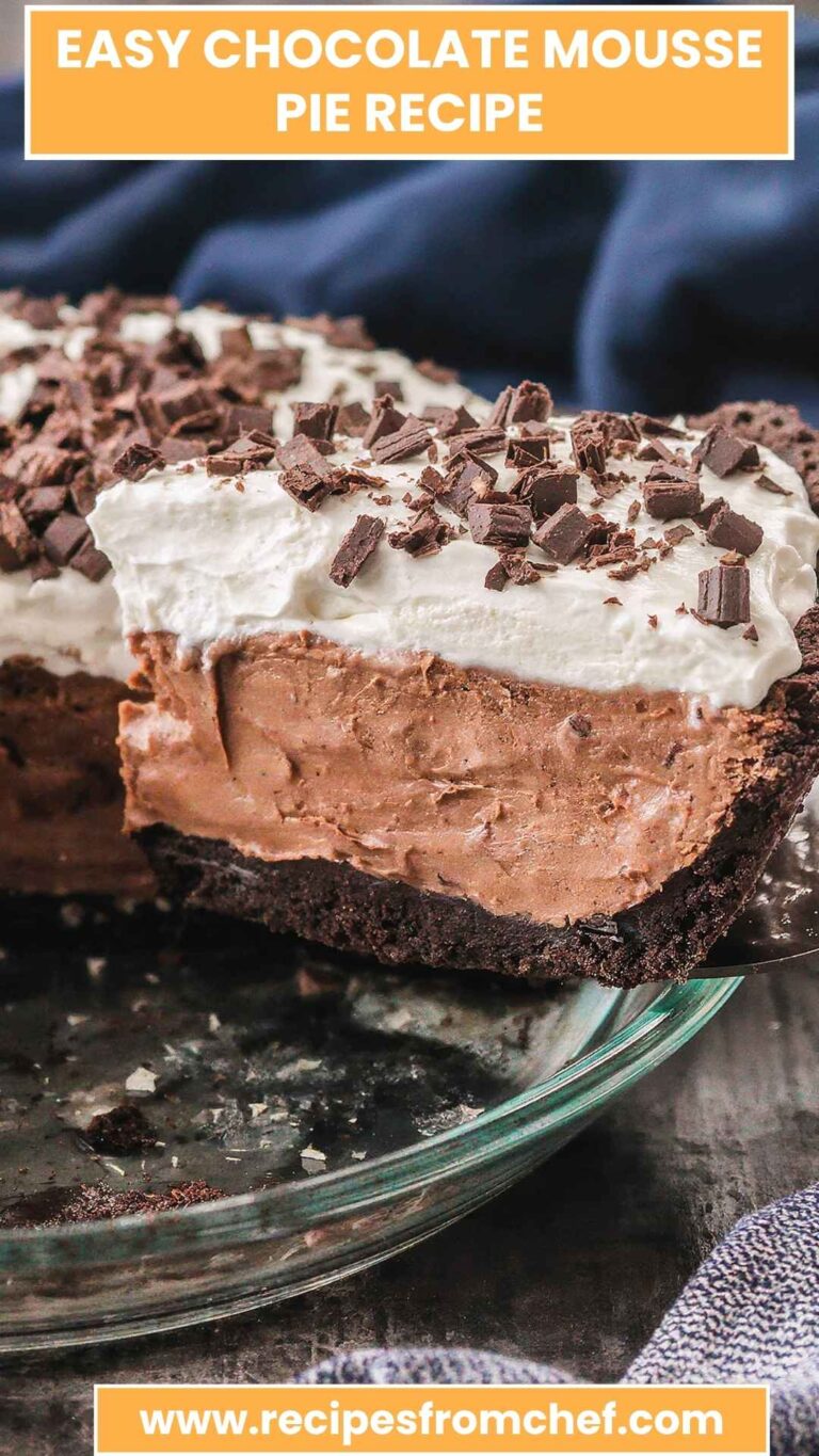 Easy Chocolate Mousse Pie Recipe – Recipes From Chef