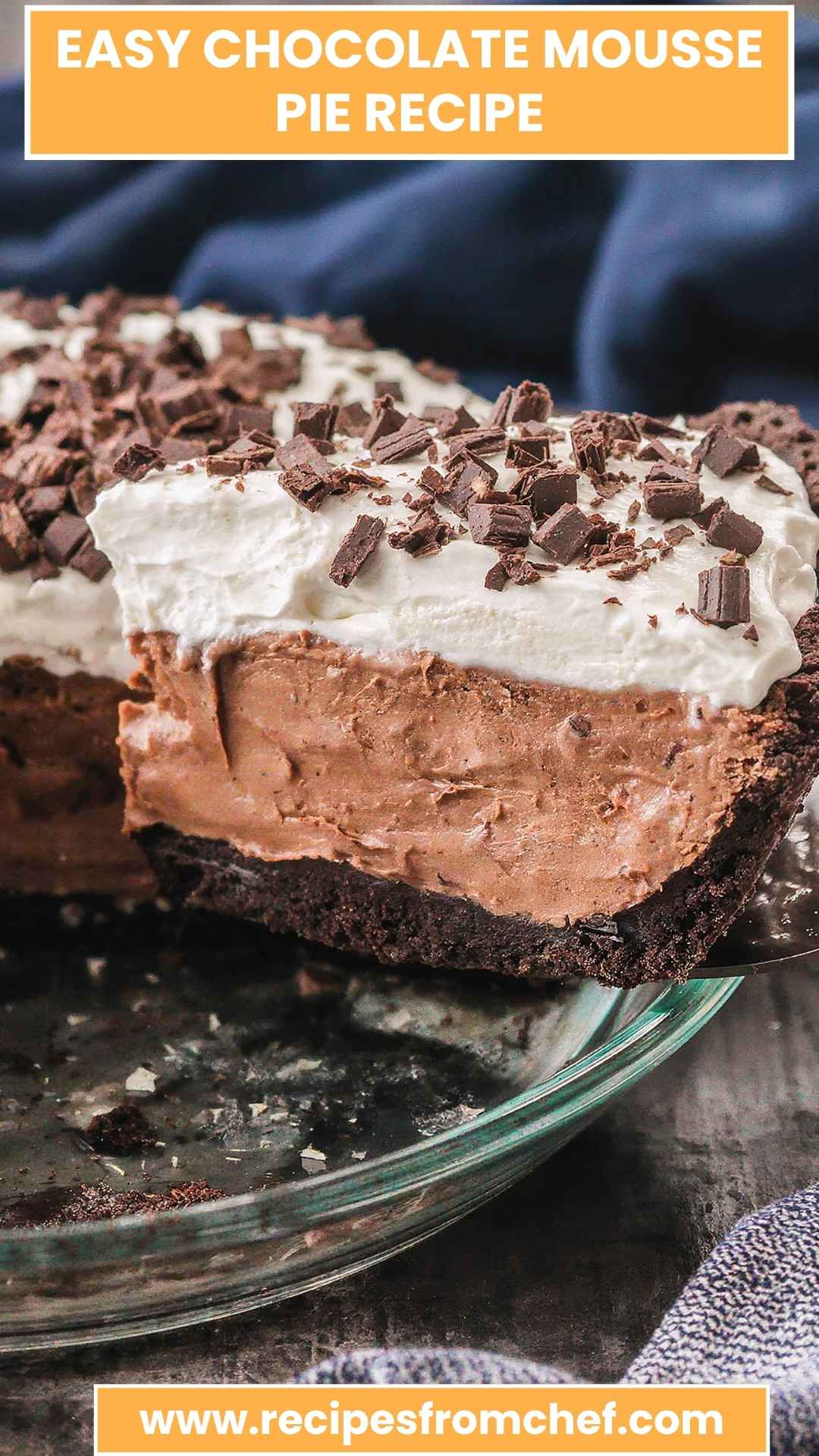 Easy Chocolate Mousse Pie Recipe