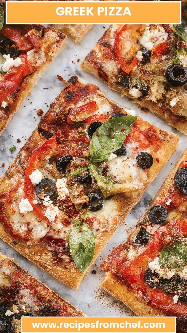 Greek Pizza – Recipes From Chef