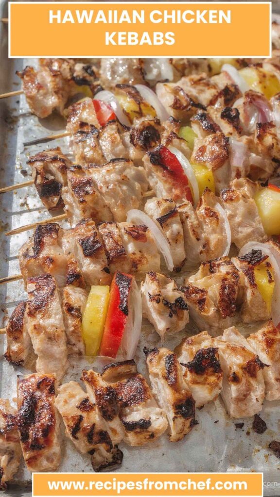Hawaiian Chicken Kebabs