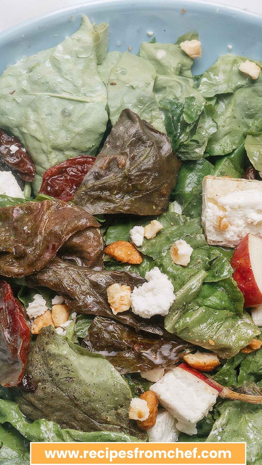 How to Make Apple Cranberry Pecan Spinach Salad Maple Cider Vinaigrette