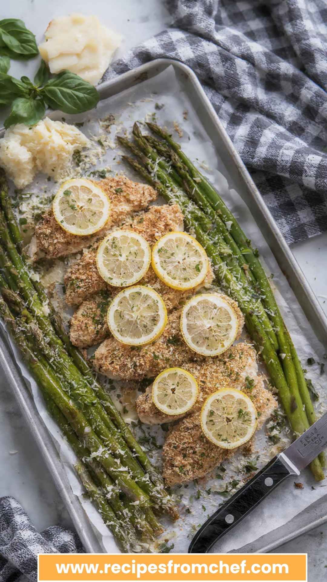 How to Make Healthy Lemon Parmesan Chicken and Veggies