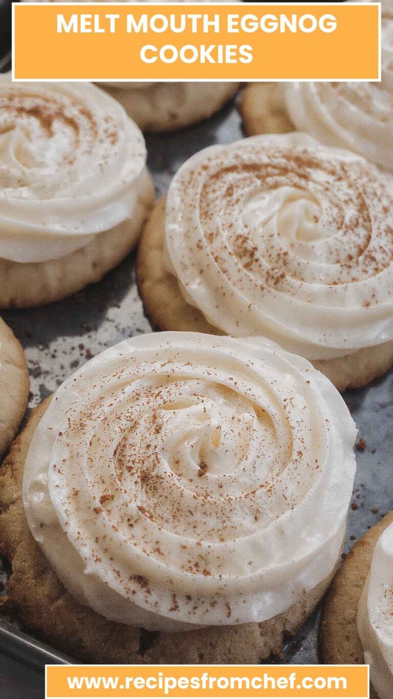 Melt Mouth Eggnog Cookies – Recipes From Chef