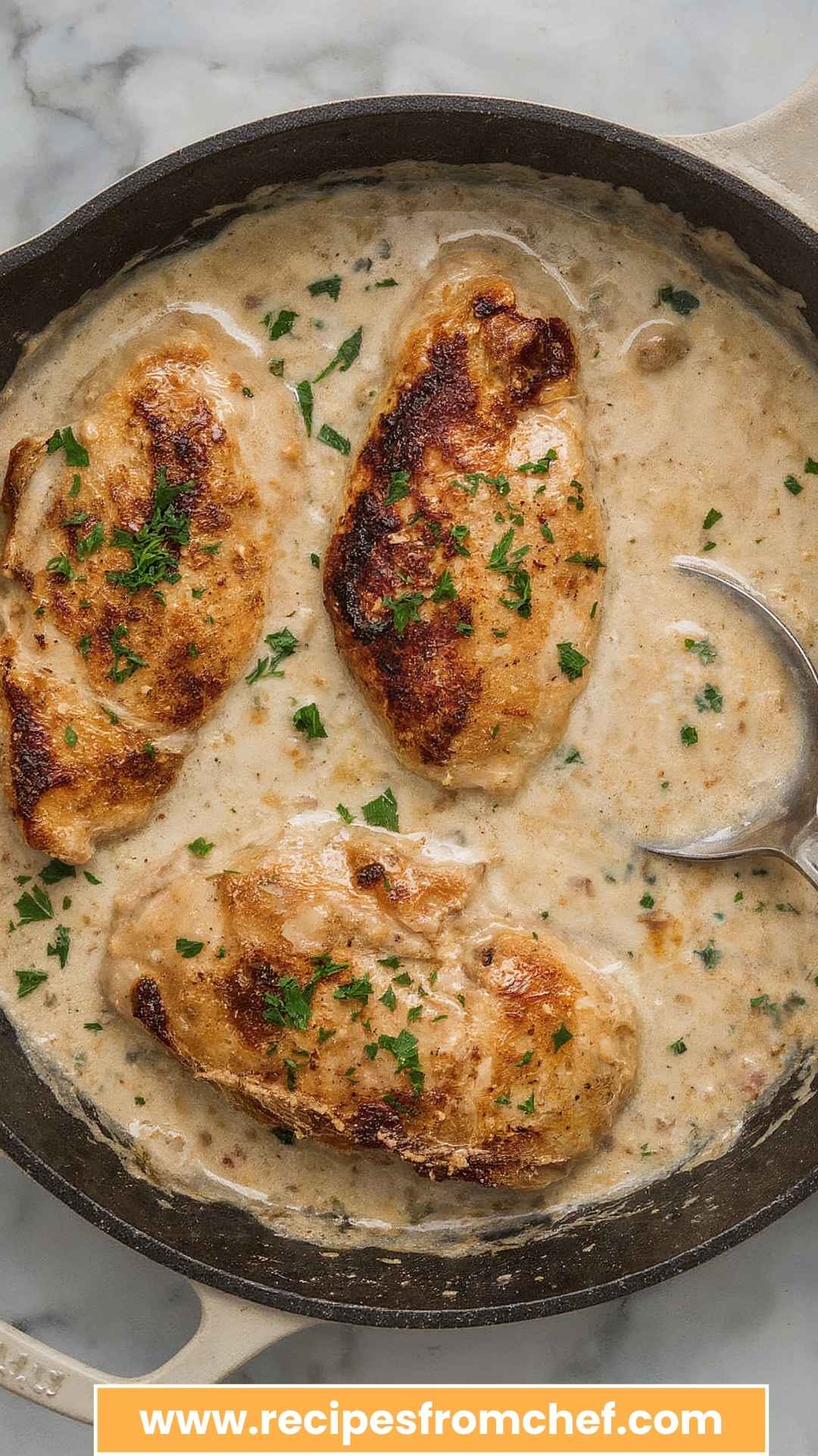 Best Chicken in White Wine Sauce