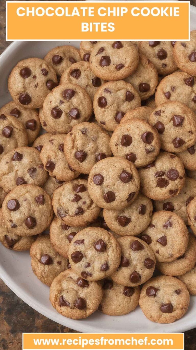 Chocolate Chip Cookie Bites – Recipes From Chef