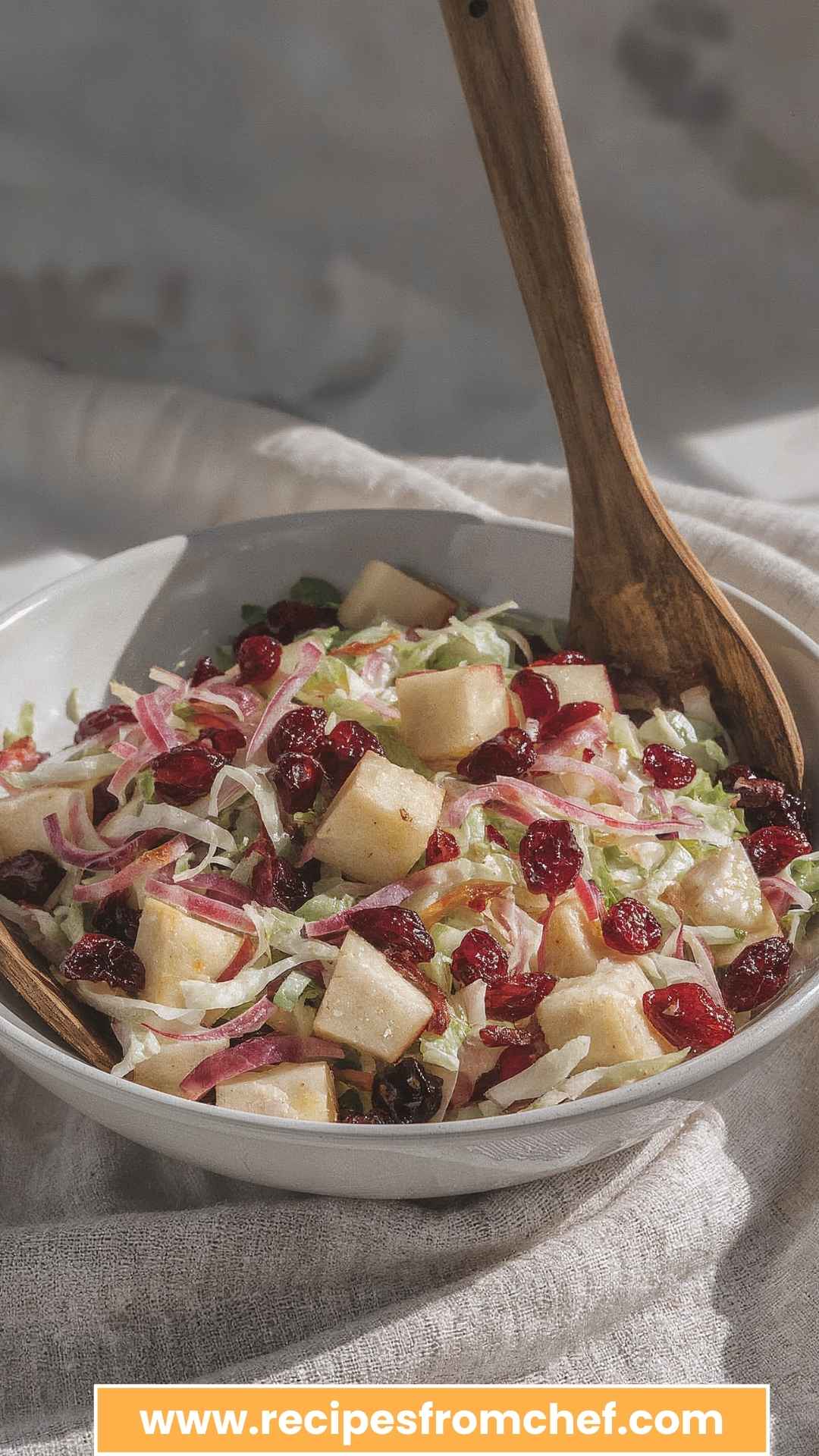 How to Make Apple Cranberry Almond Coleslaw How to Make Apple Cranberry Almond Coleslaw