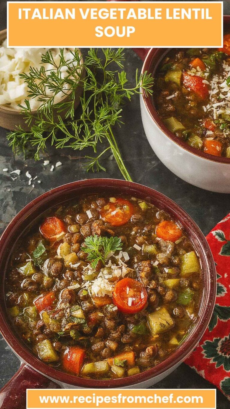 Italian Vegetable Lentil Soup – Recipes From Chef