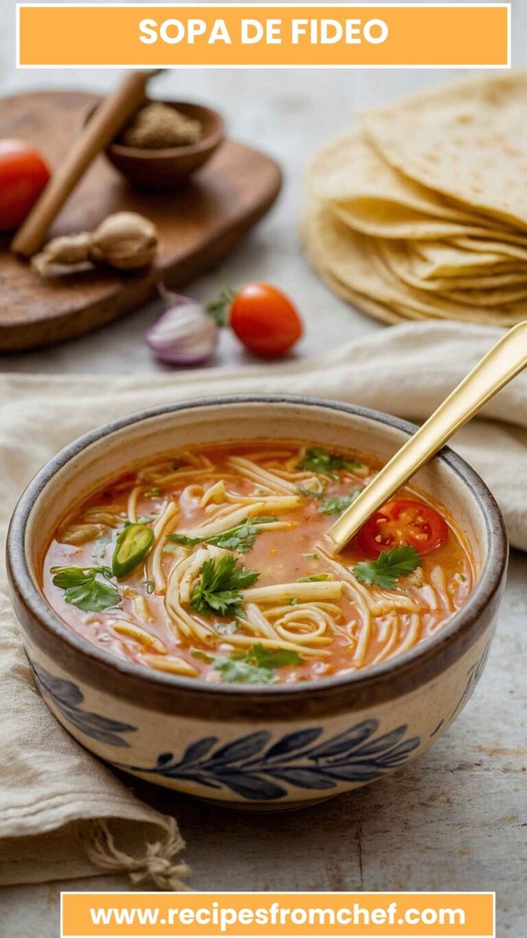 Sopa de Fideo – Recipes From Chef