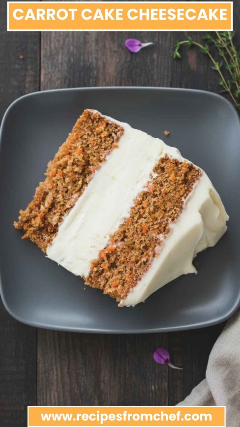 Carrot Cake Cheesecake – Recipes From Chef