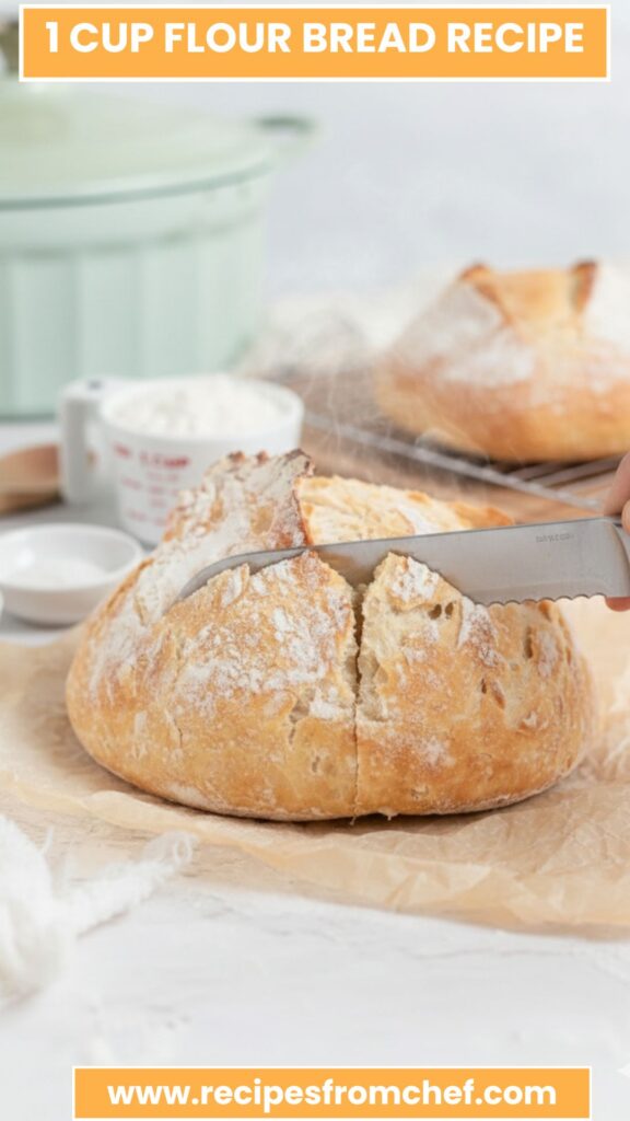 1 cup flour bread recipe