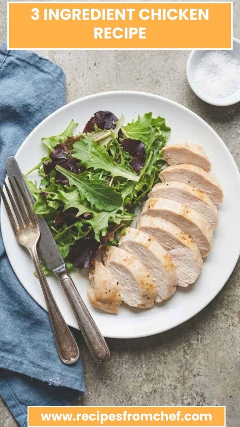 3 Ingredient Chicken Recipe – Recipes From Chef