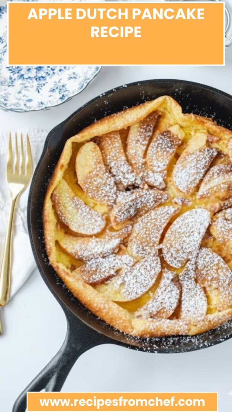 Apple Dutch Pancake Recipe – Recipes From Chef