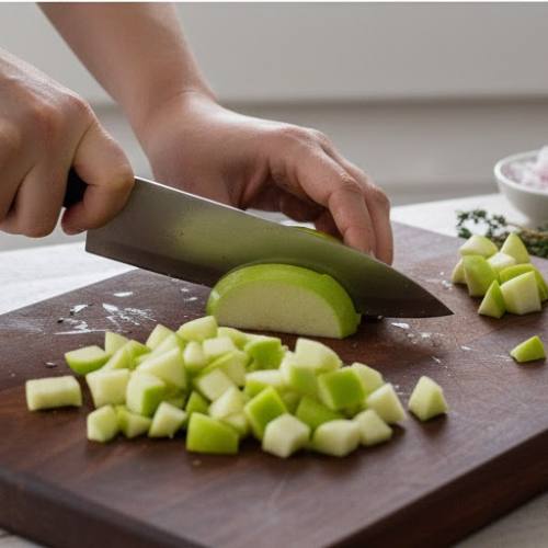 Step 2: Chop the Apple