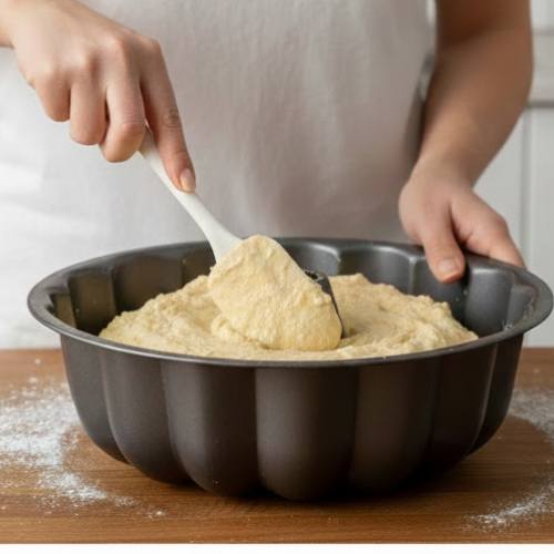 Step 6: Pour the Batter Step 6: Pour the Batter