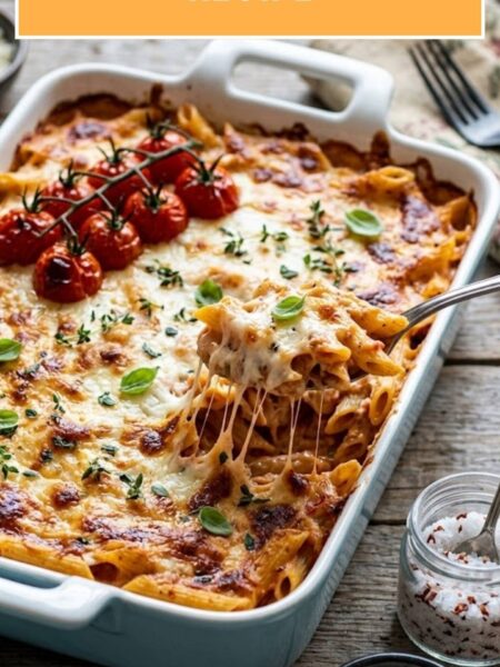Baked Pasta Cheese Recipe