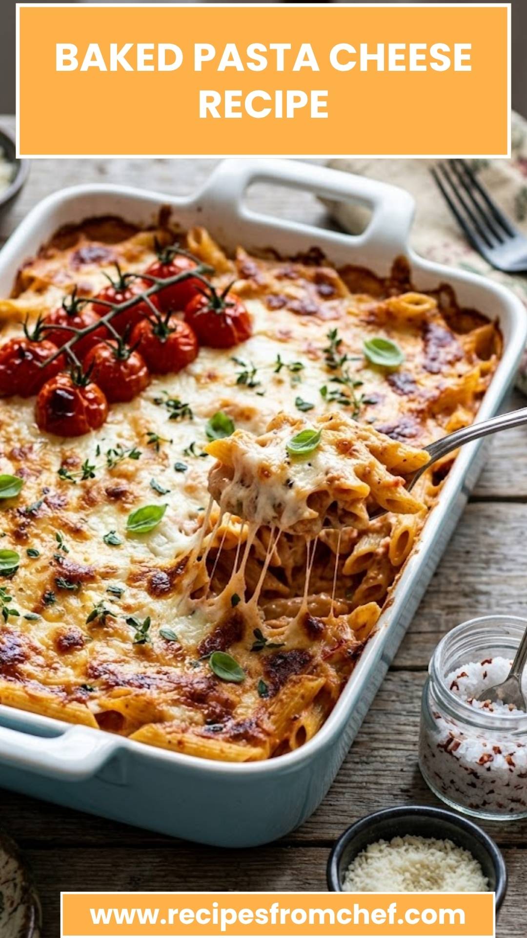 Baked Pasta Cheese Recipe