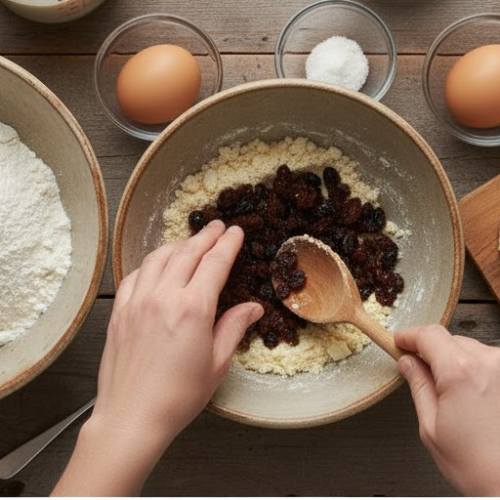 Step 5: Fold in the Raisins