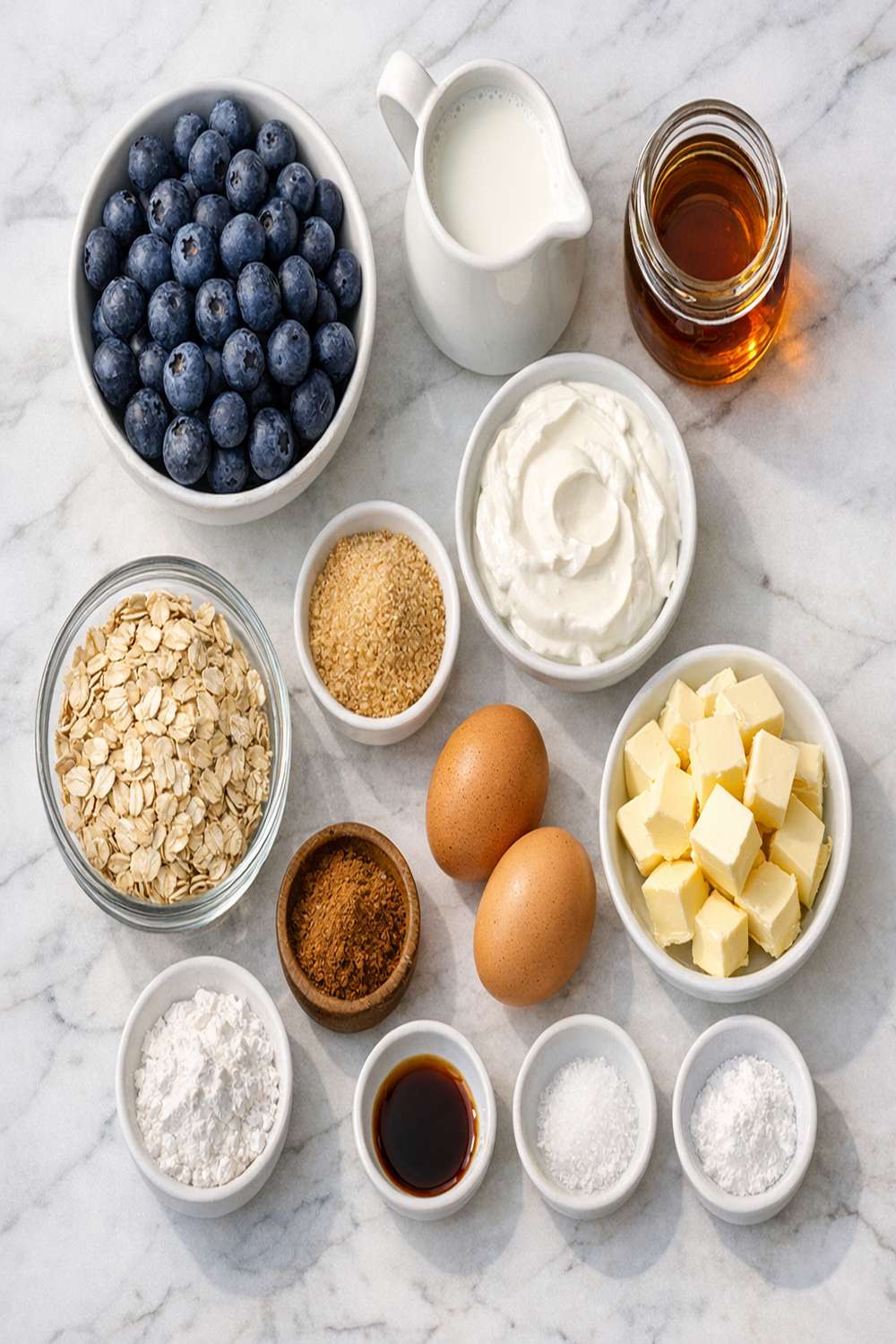 Blueberry Breakfast Recipe ingredients