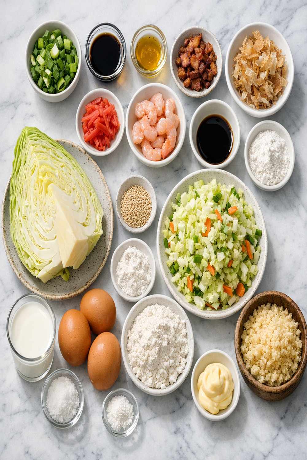 Cabbage Pancake Recipe ingredients