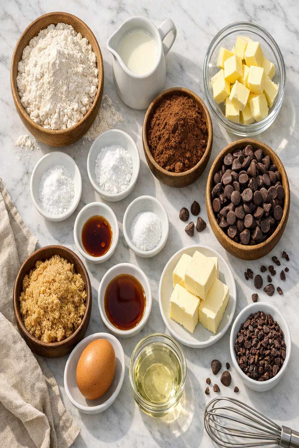 Cacao Cookie Recipe ingredients