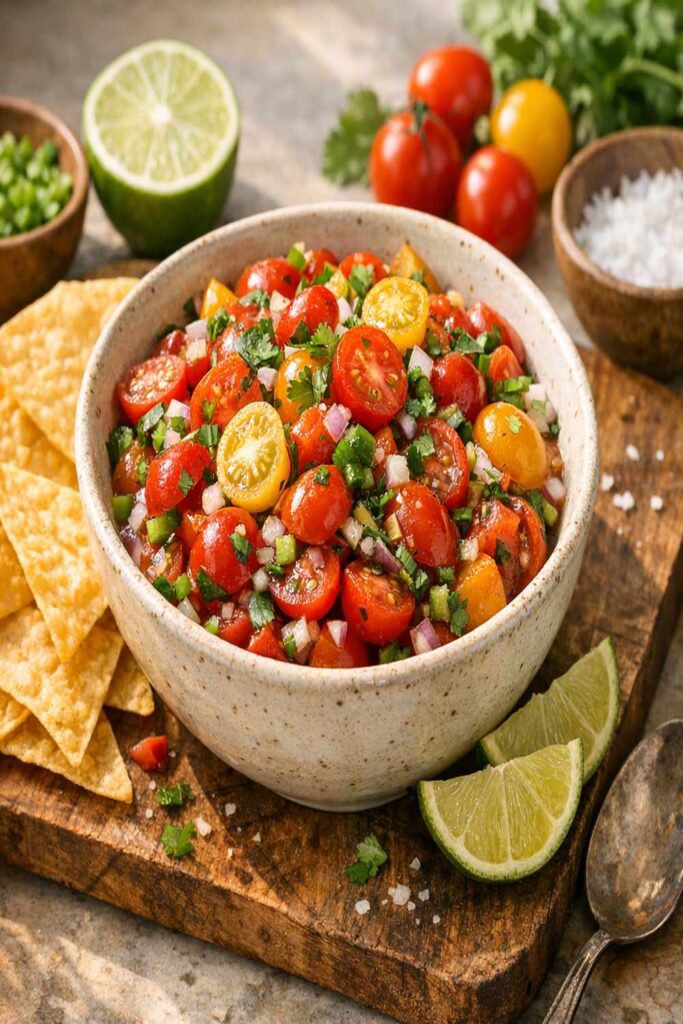 Cherry Tomato Salsa Recipe