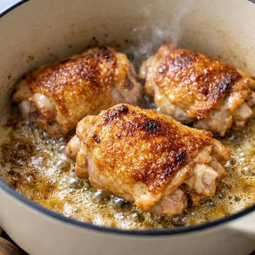 Step 3: Sear the Chicken Until the Skin Crackles
