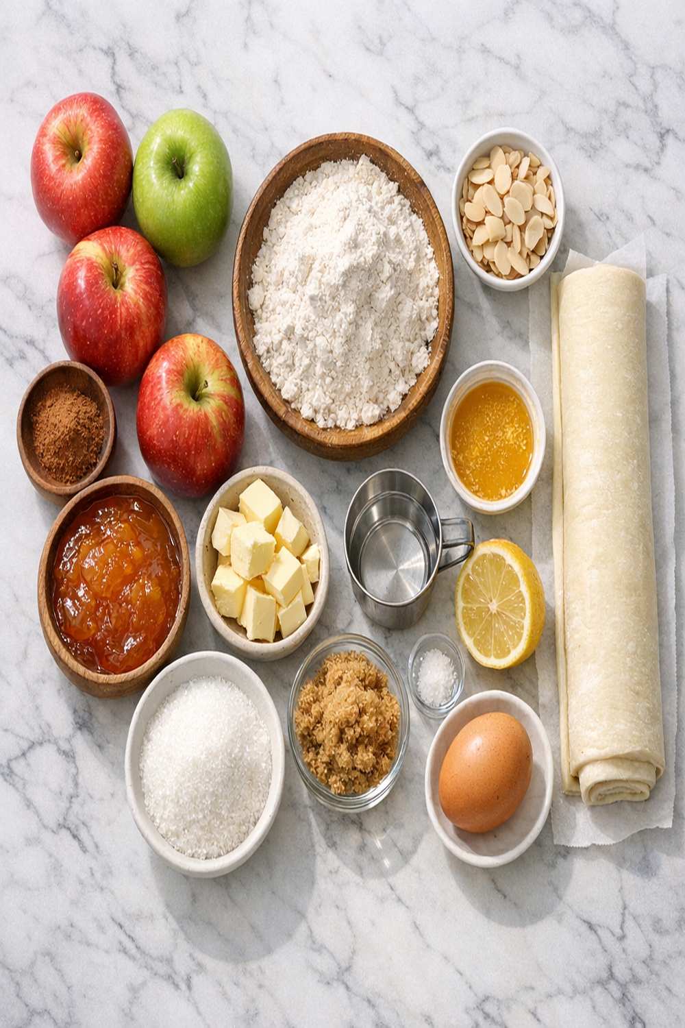 Apple Tart Recipe ingredients