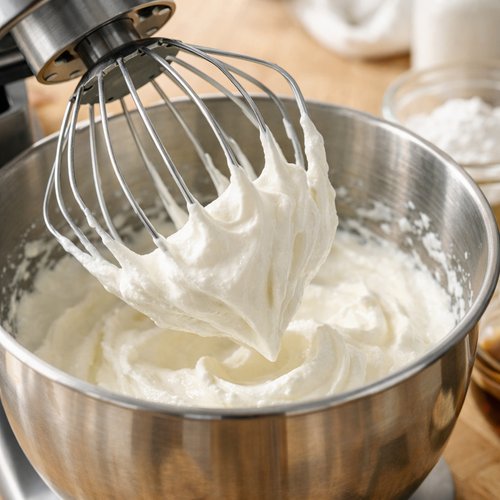 Step 6: Whip the Cream While Tart Cools Slightly