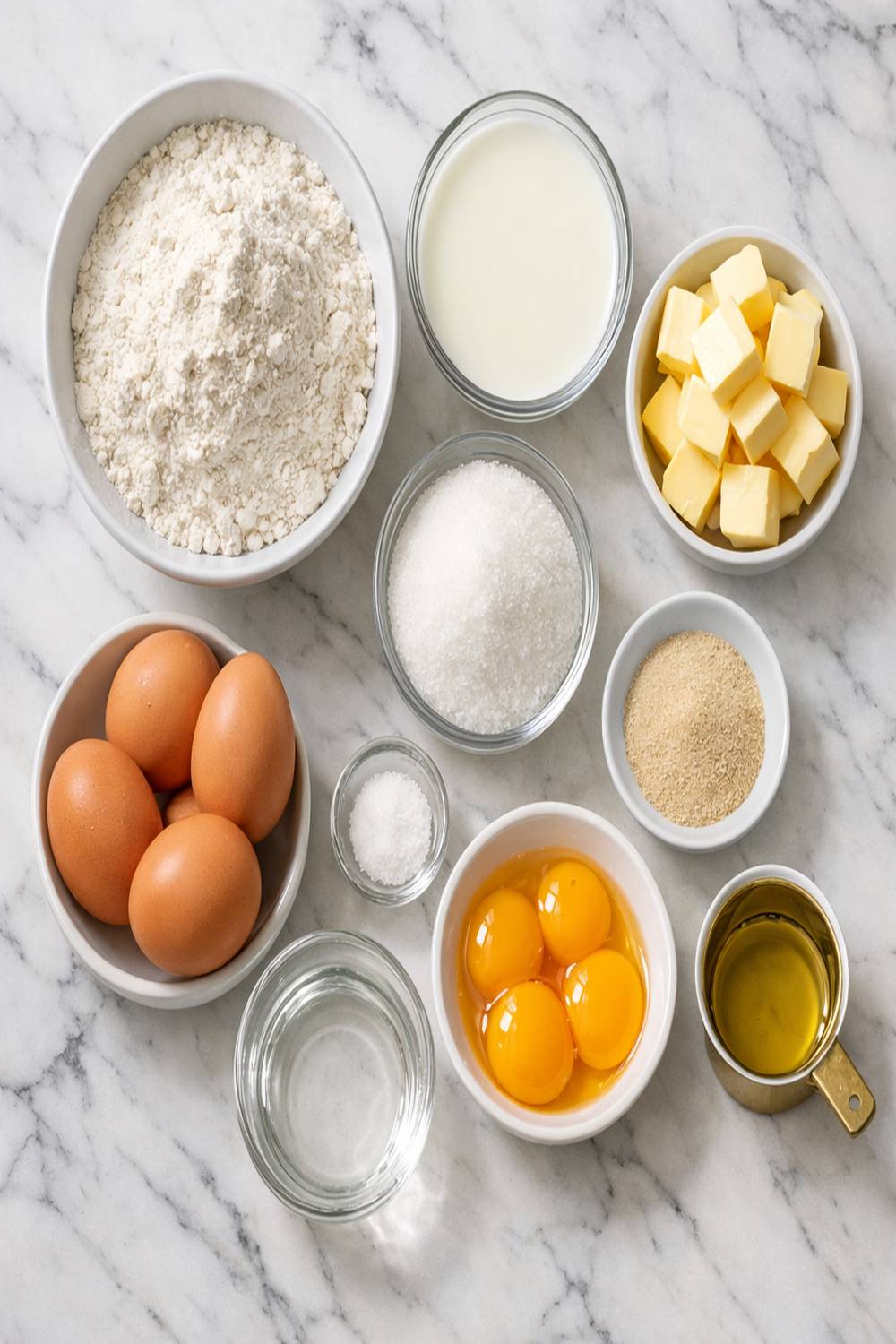 Brioche Slider Bun Recipe ingredients