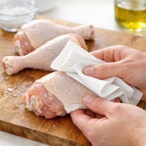 Roasted Chicken Legs Recipe Healthy step 2